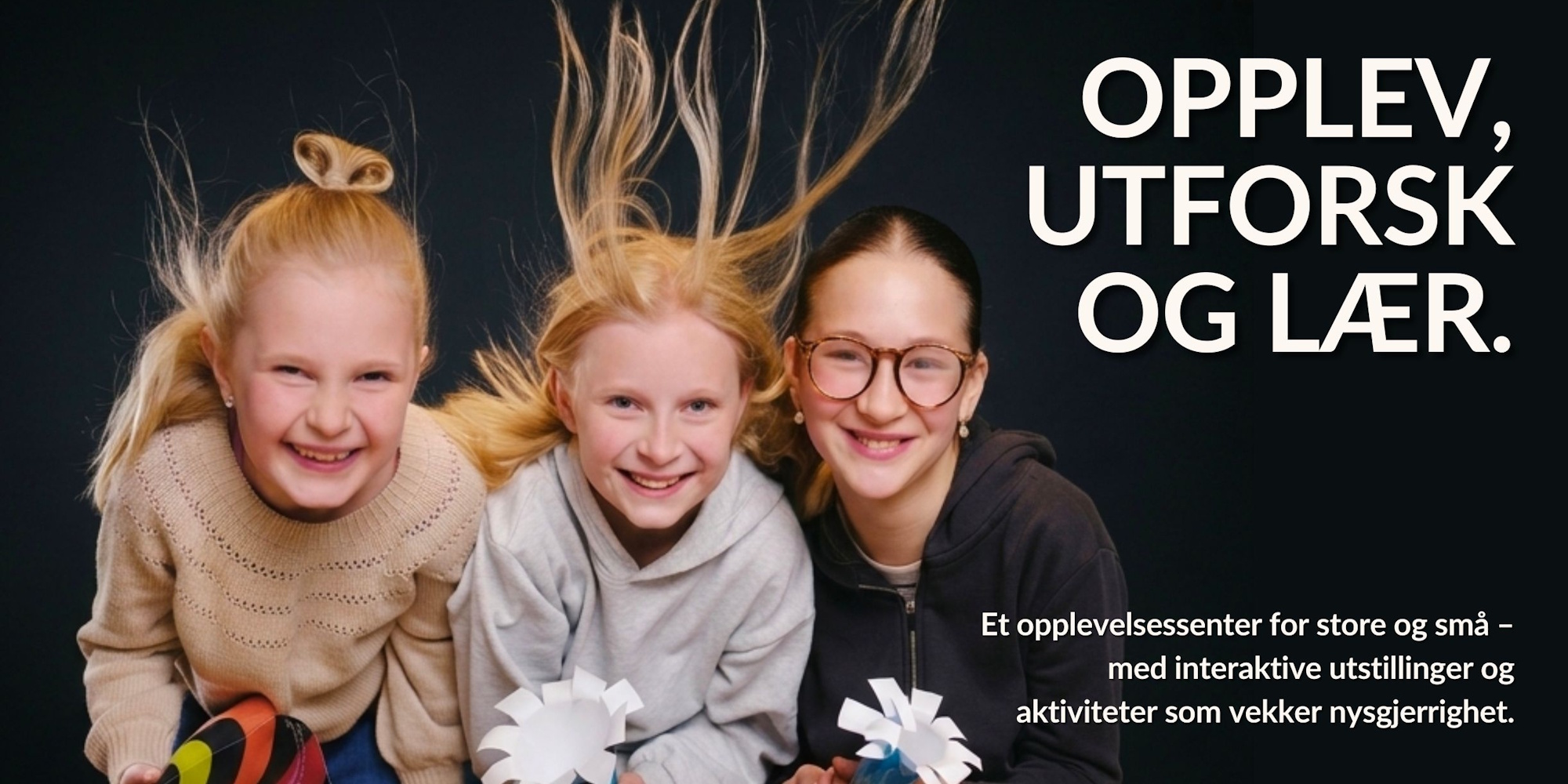 Bannerbilde med foto av glade barn