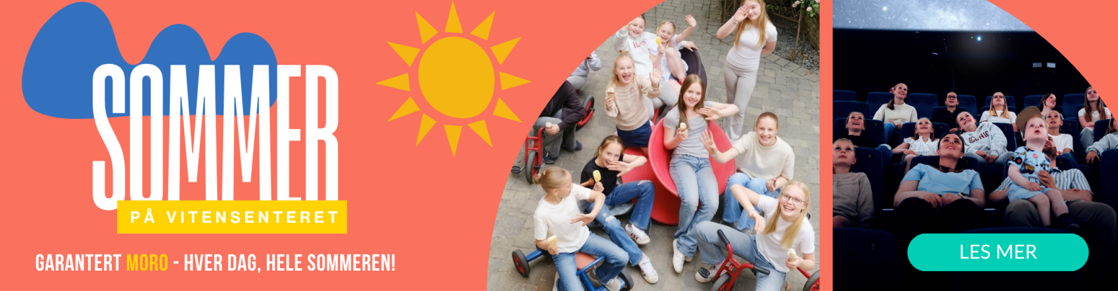 Sommer hos oss banner