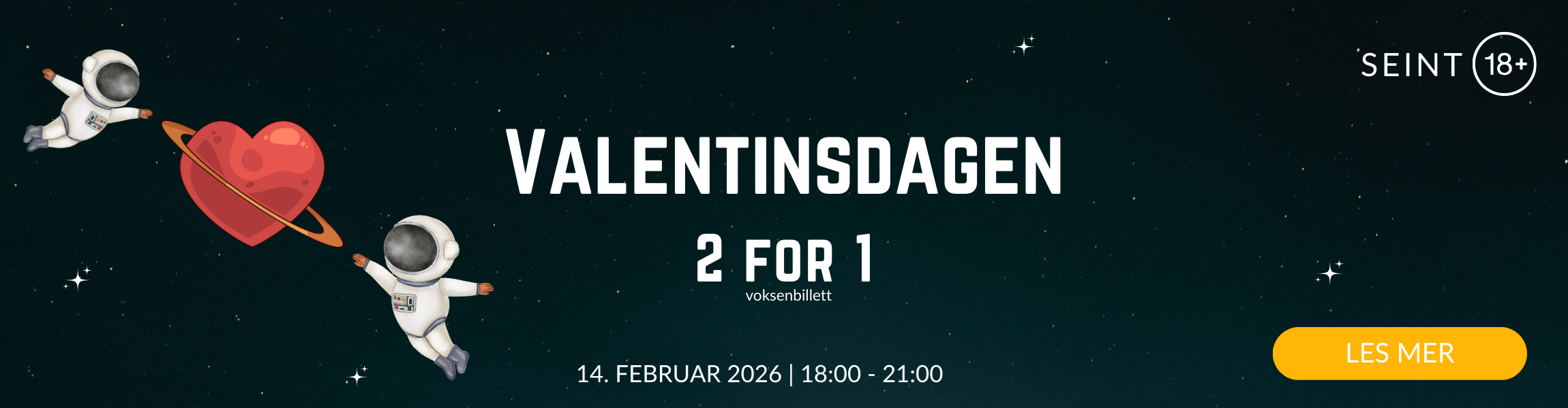 Valentinsdagen på Vitensenteret