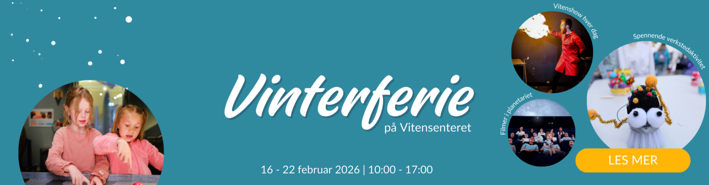 Vinterferie på Vitensenteret